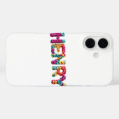 HENRY Name in 鮮やか Crochet Pattern Case-Mate iPhoneケース (裏面 (横))