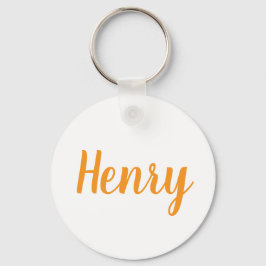 Henry name Metal ring keychain キーホルダー