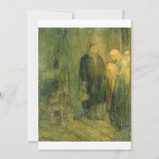 Henry Ossawa Tanner – エジプトへの出発(At the 招待状 (正面)