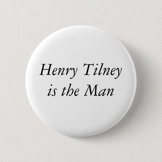Henry Tilney is the Man 缶バッジ (正面)