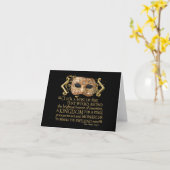 Henry V引用文(金ゴールド版) カード (黄色い花)