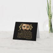 Henry V引用文(金ゴールド版) カード (正面)