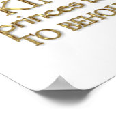 Henry V引用文(金ゴールド版) ポスター (角)