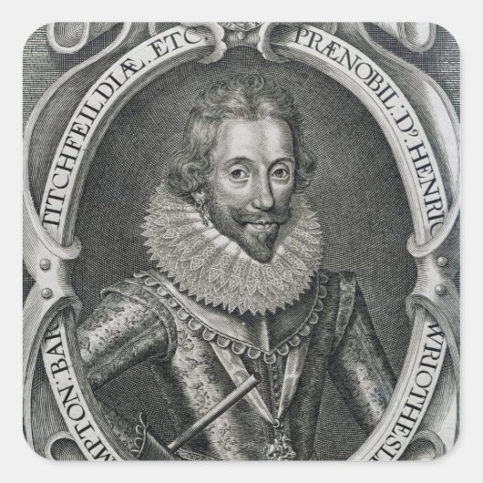 Henry Wrigothesley, Earl of Southampton, 1617 スクエアシール (正面)