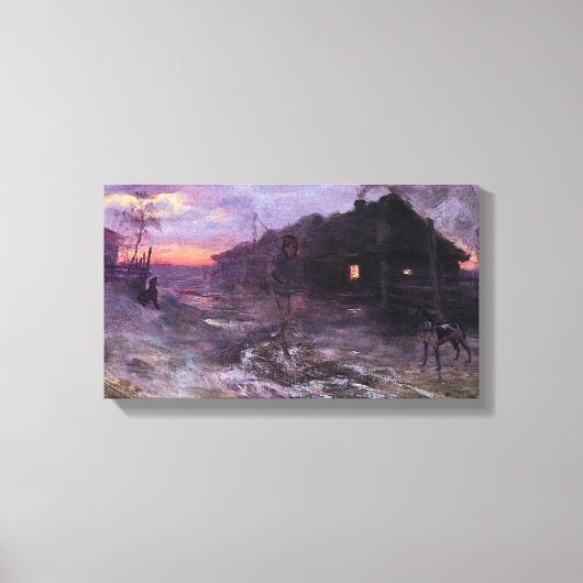 Henryk Weyssenhoffによる予感、おそらく1から キャンバスプリント (正面)