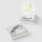 Henrys Restaurant Charleston, SC.大理石コースター ストーンコースター (横)