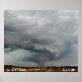 Henryville, IN Tornado Poster ポスター