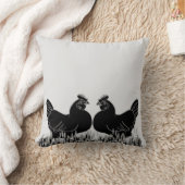 Hens～シルエット クッション (ブランケット)