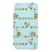 Hens, Chicks, and Eggs Incipio iPhoneウォレットケース (フォリオ 正面)