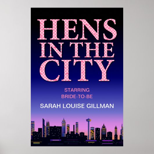 Hens in the Cityパーティー映画ポスター ポスター (正面)