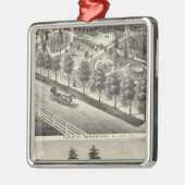 Hensleyの豆の住宅 メタルオーナメント (左)