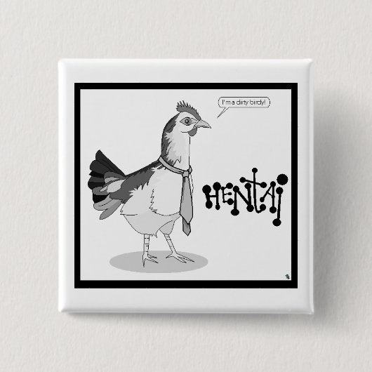 Hentai (バッジ) 缶バッジ (正面)