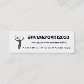 HeOneのブランド認知カード スキニー名刺