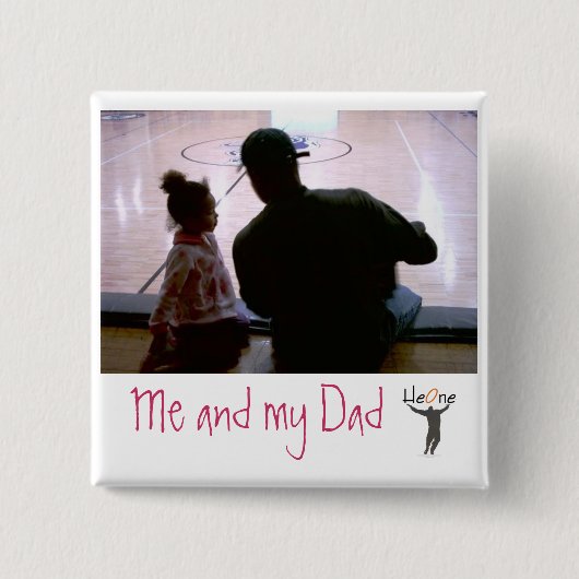 "HeOneブランド" 缶バッジ (正面)