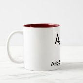 "HeOne"のコレクションを頼んで下さいブランド"によって" ツートーンマグカップ (左)