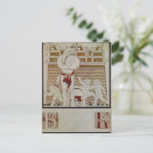 Heorhiy Narbut-Sheet 'B' from 'Ukrainian alphabet' ポストカード (スタンド正面)