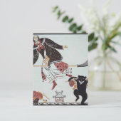 Heorhiy Narbut-Sheet 'V' from 'Ukrainian alphabet' ポストカード (スタンド正面)