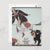 Heorhiy Narbut-Sheet 'V' from 'Ukrainian alphabet' ポストカード (正面/裏面)