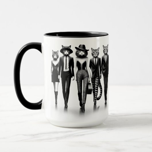 Hep Catランウェイモデル歩くザCatwalk マグカップ (左)