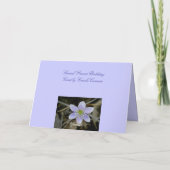 Hepatica Special Friend Birthday Card カード (裏面)