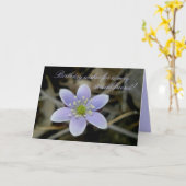 Hepatica Special Friend Birthday Card カード (黄色い花)