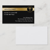 Hepatologistの名刺 名刺 (正面/裏面)