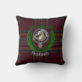 Hepburn Scottish Clan Tartan & Crest クッション (裏面)