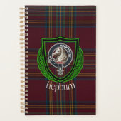 Hepburn Scottish Clan Tartan & Crest プランナー手帳 (正面)