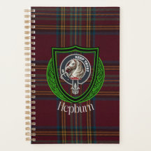 Hepburn Scottish Clan Tartan & Crest