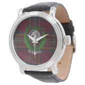 Hepburn Scottish Clan Tartan & Crest 腕時計 (アングル)