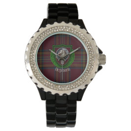 Hepburn Scottish Clan Tartan & Crest 腕時計