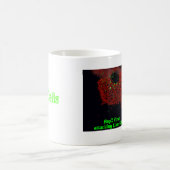 HepCの攻撃のレバー細胞 コーヒーマグカップ (中央)