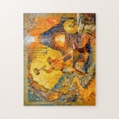 Hephaestus in Forge with Hammer, Anvil, Volcano Fu ジグソーパズル (縦)