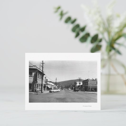 Hepner,オレゴン州メイン通りビュー写真 ポストカード (スタンド正面)