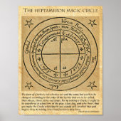 HEPTAMERON MAGICK CIRCLE ポスター (正面)