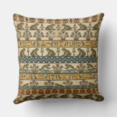 Heqet’s Blessing: Ancient Egyptian Frog Fresco クッション (裏面)