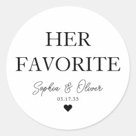 HERデザーお気に入りのトキャンディバーハート結婚式の引き出物 ラウンドシール