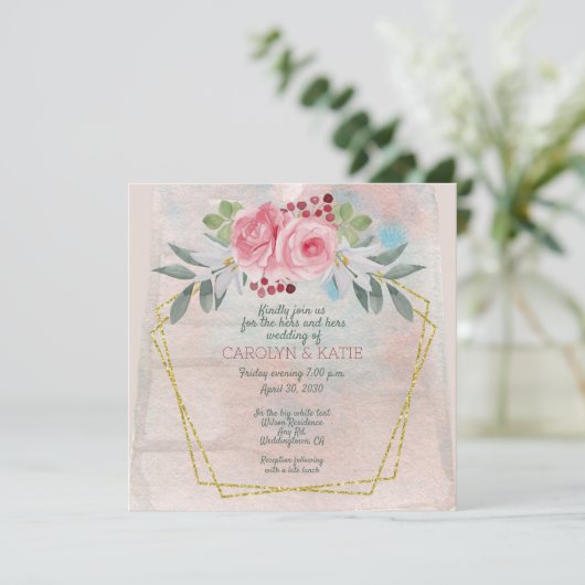 Her and Her Pink Roses and Geometric (スタンド正面)