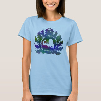 Her Arms Are Strong Christian Faith Proverbs 31:17 Tシャツ