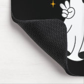 Her Boo &amp; His Boo Funny Matching Halloween Cou マウスパッド (コーナー)