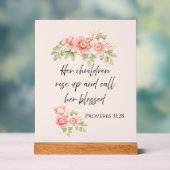 Her children rise up and call her blessed  アクリルサイン (ニュートラル)