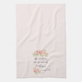 Her children rise up and call her blessed キッチンタオル (縦)