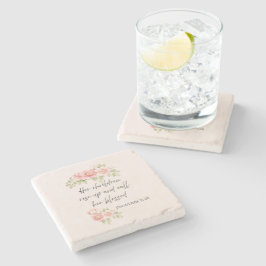 Her children rise up and call her blessed  ストーンコースター