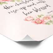 Her children rise up and call her blessed フォトプリント (角)