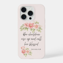 Her children rise up and call her blessed  iPhone 15 proケース