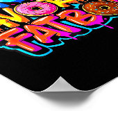 Her Favorite Fatboy Funny Donut Lover Humor  ポスター (角)