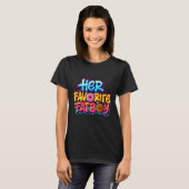 Her Favorite Fatboy Funny Donut Lover Humor  Tシャツ (正面フル)