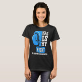 Her Fight Is My Fight Boxing Glove Diabetes Awaren Tシャツ (正面フル)