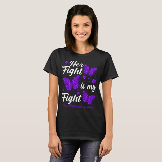 Her Fight Is My Fight Chiari Malformation Awarenes Tシャツ (正面フル)