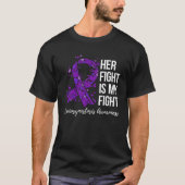 Her Fight Is My Fight Craniosynostosis Awareness Tシャツ (正面)